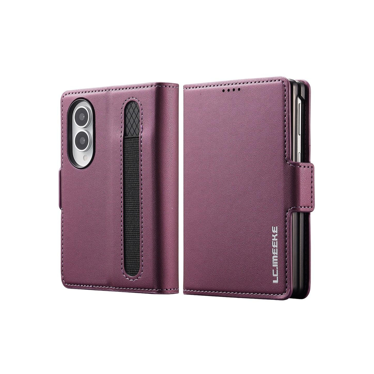 LC.IMEEKE Puhelimen lompakkokotelo jalustalla Samsung Galaxy Z Fold8 puhelimelle