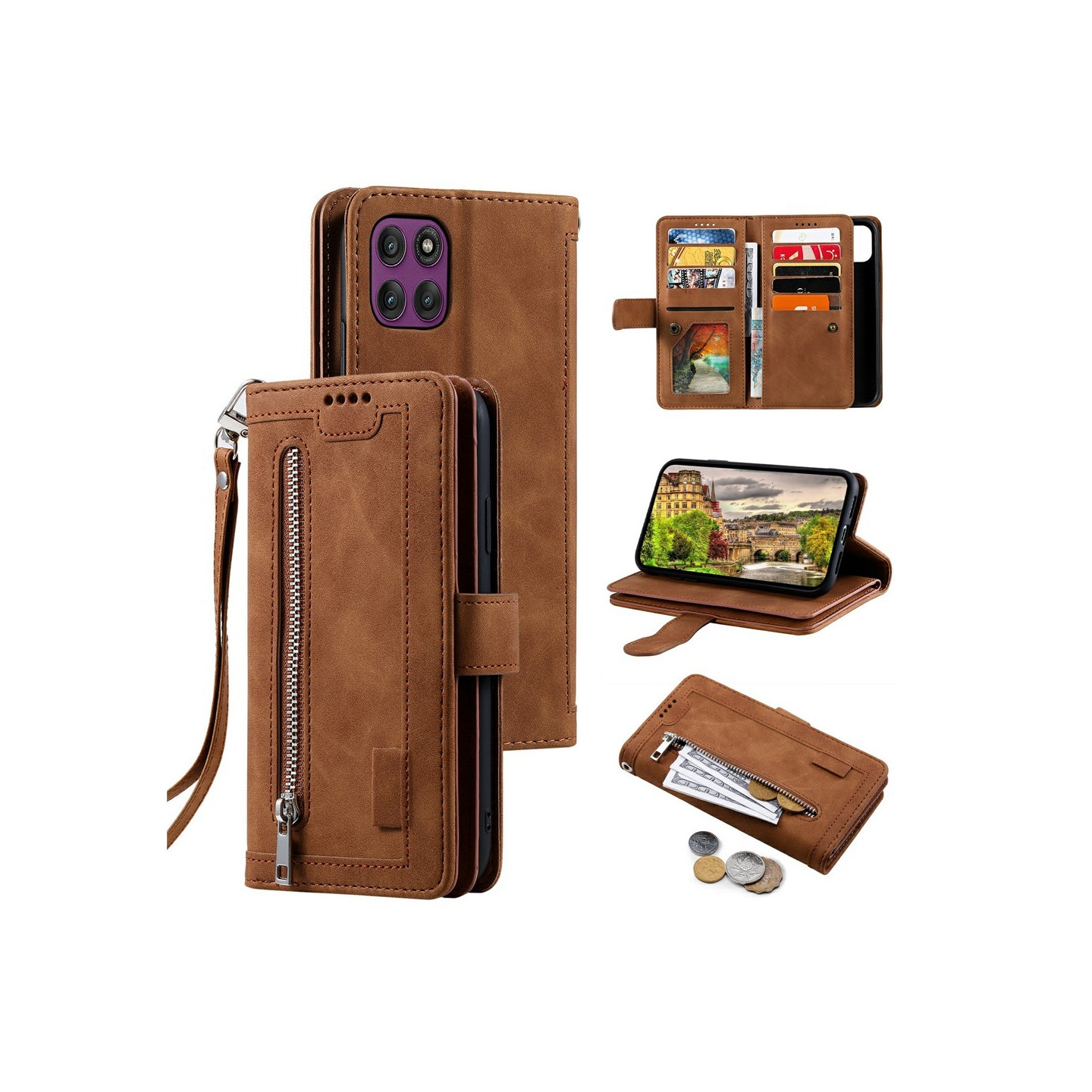 Phone Wallet Case for Motorola Moto G37 5G / G47 5G