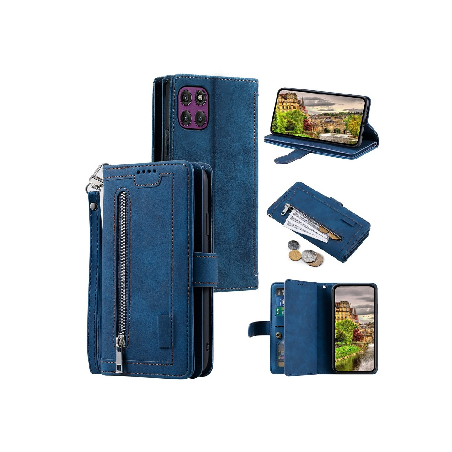 Phone Wallet Case for Motorola Moto G37 5G / G47 5G