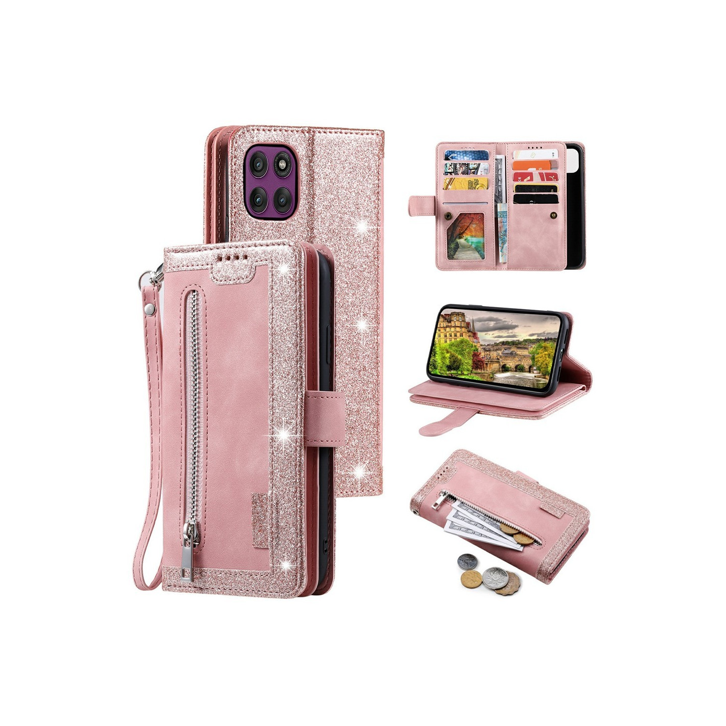 Phone Wallet Case for Motorola Moto G37 5G / G47 5G