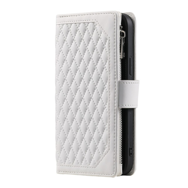 Telefonlommebokdeksel med rombesøm til Motorola Moto G37 5G / G47 5G