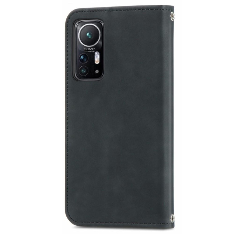 Vintage lompakkokotelo Xiaomi 12 - musta