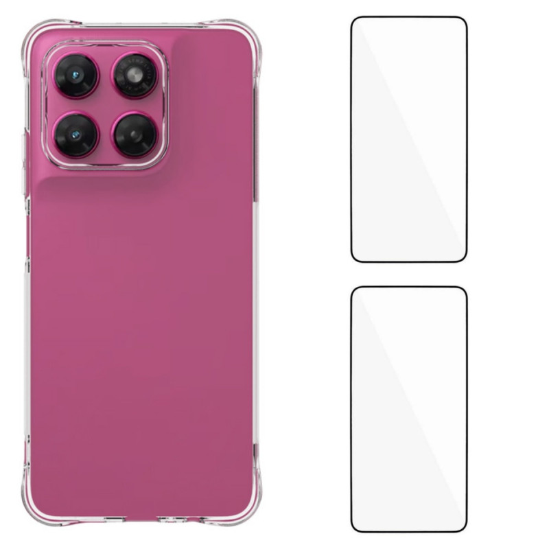 WANLONFENG Phone Case with Screen Protector for Motorola Moto G37 5G / Moto G47 5G