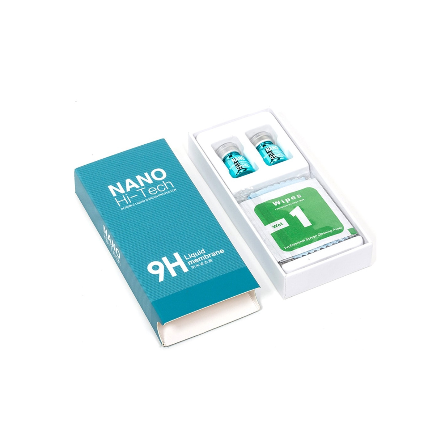 Nano – protective liquid screen protector (2-pack) – invisible screen coating