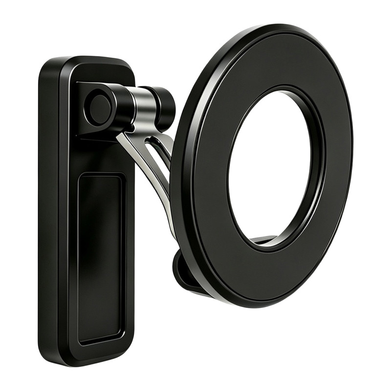 Double-sided magnetic phone stand/holder, 360-degree rotation – for gym, golf, etc.