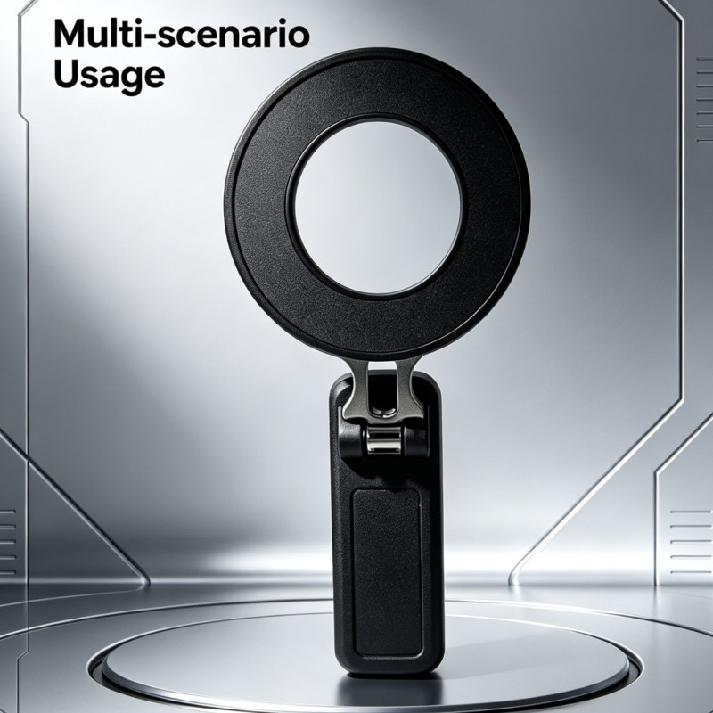 Dobbeltsidig magnetisk telefonholder, 360-graders rotasjon – for treningssenter, golf osv.