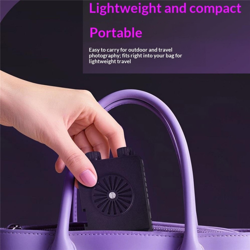K-15 LED-lys for foto og video – 180 grader justerbart, dimbart, fargemoduser