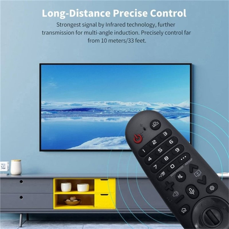 TV fjernbetjening Erstatning til AKB76036901 LG-tv – Stemmestyring og Air Mouse