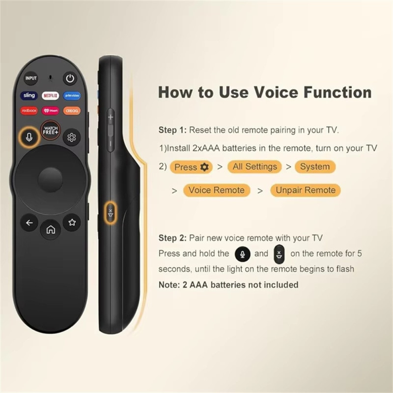 Replacement TV Remote Control for AXRT270 for VIZIO Smart TV