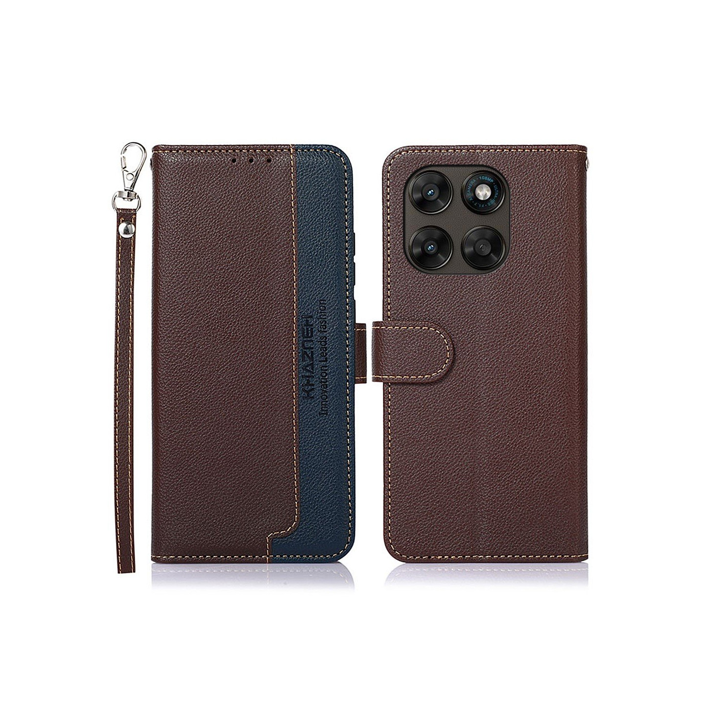 KHAZNEH Telefonlommebokdeksel til Motorola Moto G87 5G / G67 5G / G77 5G