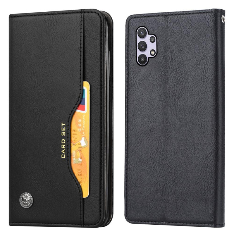 Samsung Galaxy A33 5G Wallet Stand Phone Flip Case Cover - Black