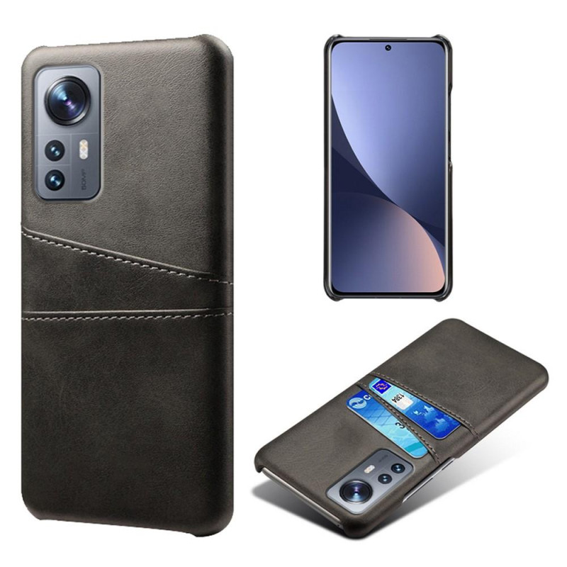 Xiaomi 12 KSQ Pu - Leather Coated Shell Hard Case