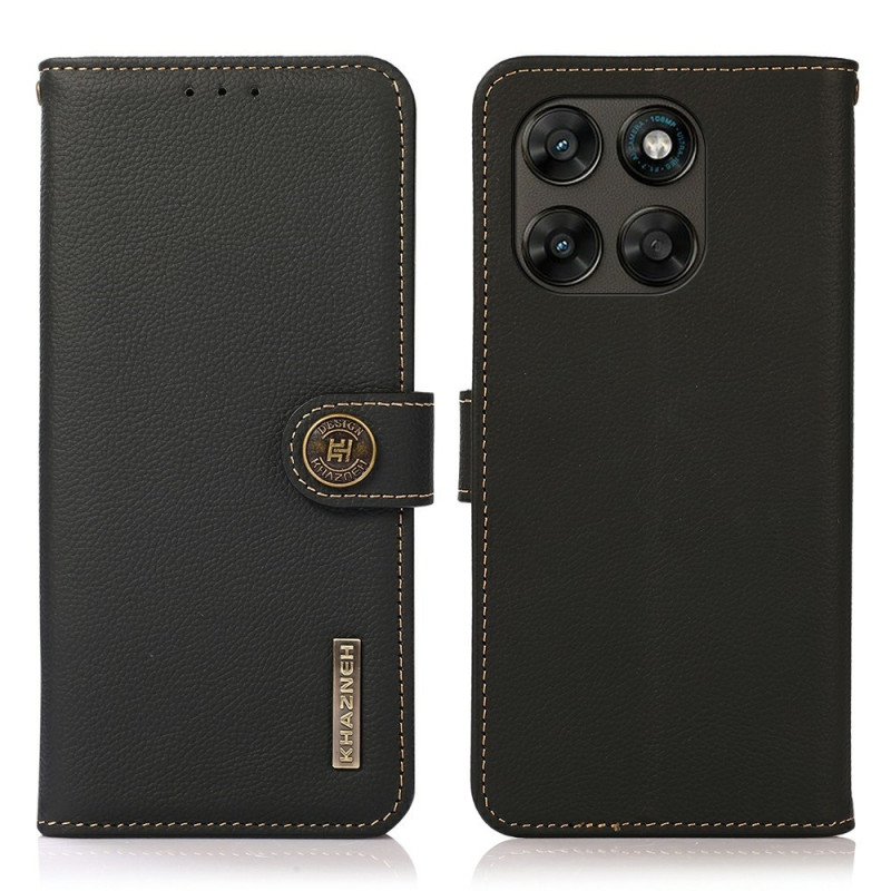 KHAZNEH Leather Phone Wallet Case for Motorola Moto G87 5G / G67 5G / G77 5G
