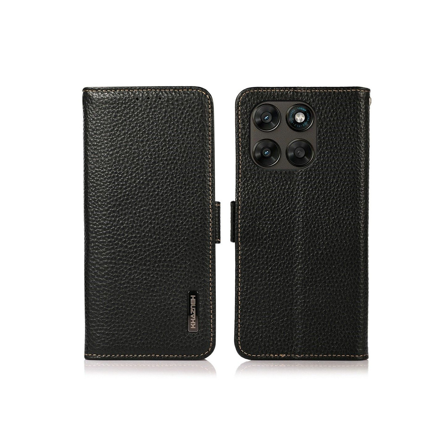 KHAZNEH Telefonpungcover i læder til Motorola Moto G87 5G / G67 5G / G77 5G