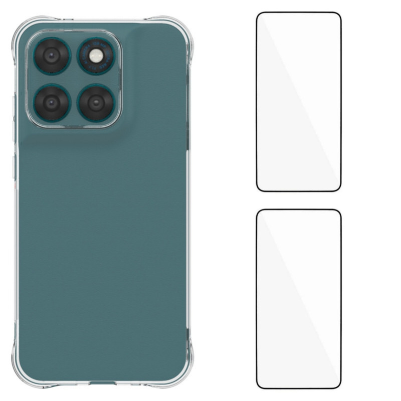 WANLONFENG Telefondeksel med skjermbeskyttelse til Motorola Moto G87 5G / G77 5G / G67 5G