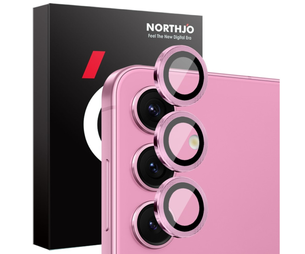 NORTHJO för Samsung Galaxy S25 Härdat Glas Kameralinsskydd