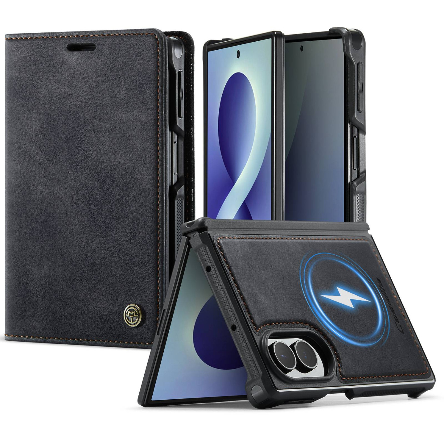 CASEME Magnetisk telefonlommebokdeksel til Samsung Galaxy Z Fold8