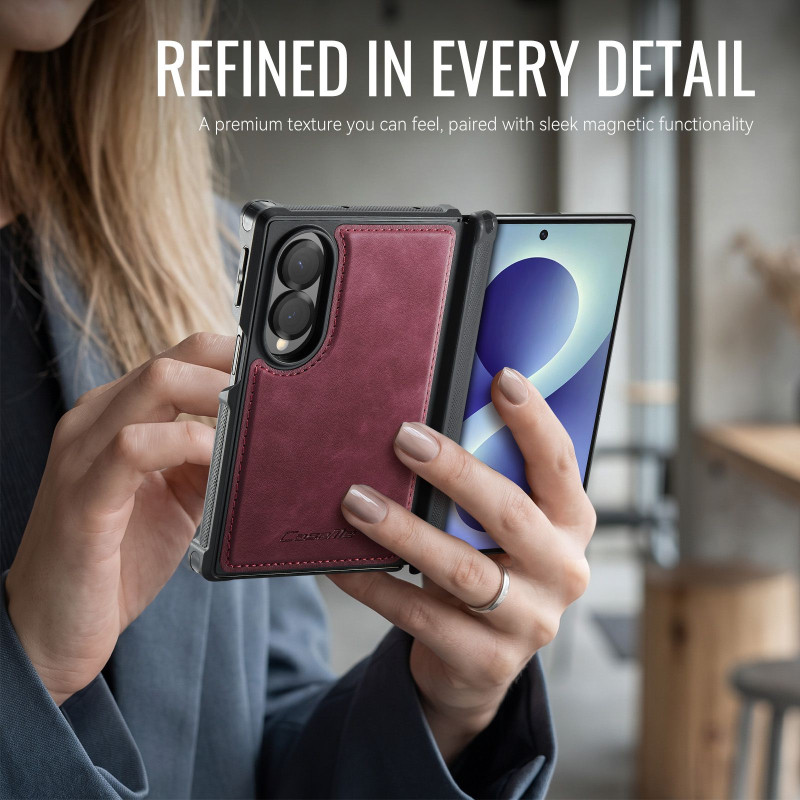 CASEME Magneettinen puhelimen lompakkokotelo Samsung Galaxy Z Fold8 puhelimelle