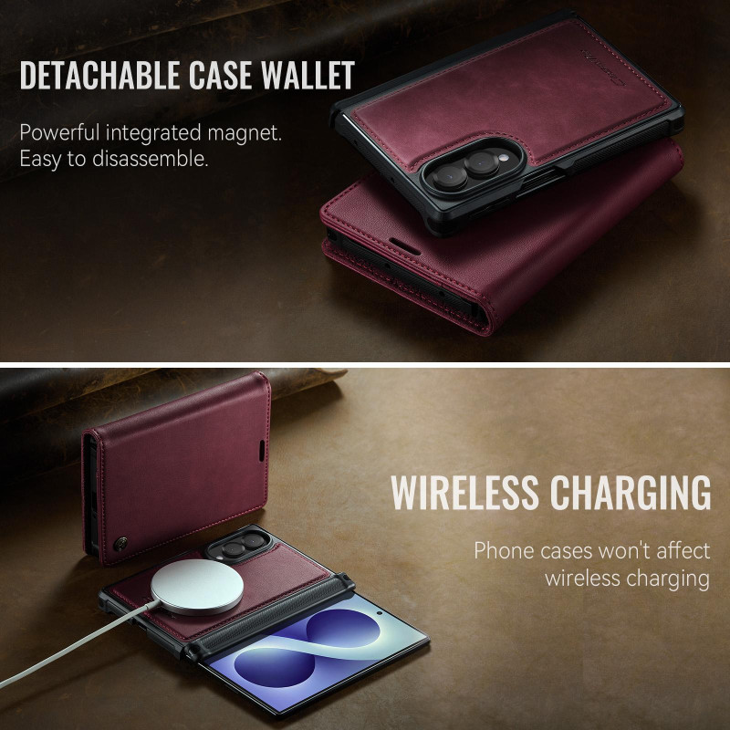 CASEME Magnetisk telefonlommebokdeksel til Samsung Galaxy Z Fold8