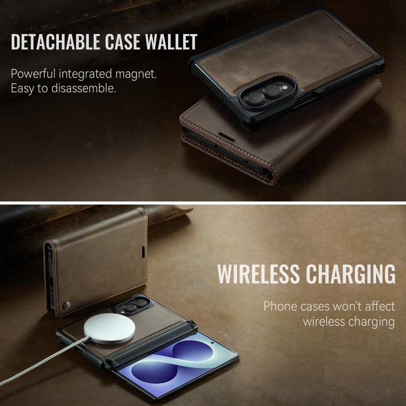 CASEME Magnetisk telefonlommebokdeksel til Samsung Galaxy Z Fold8