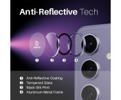 NORTHJO för Samsung Galaxy S25 Härdat Glas Kameralinsskydd