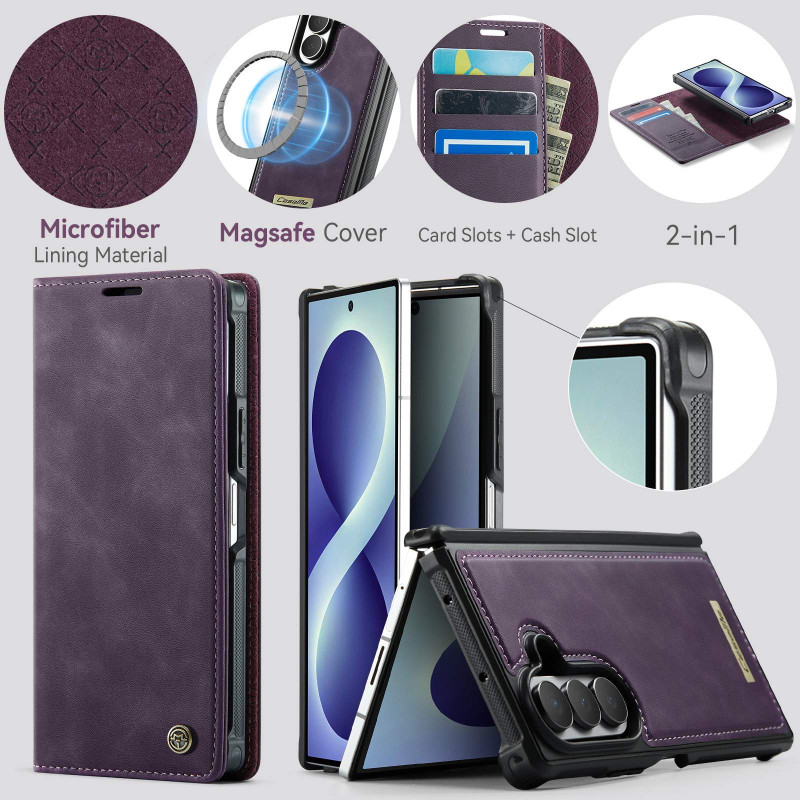 CASEME Phone Case with Stand for Samsung Galaxy Z Fold8 Ultra