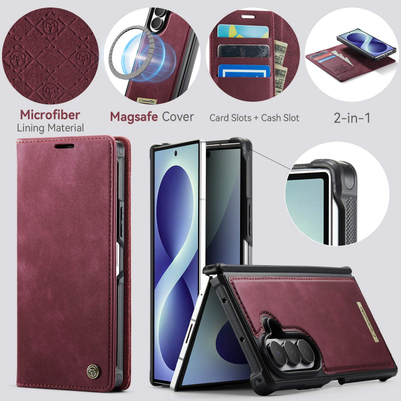 CASEME Phone Case with Stand for Samsung Galaxy Z Fold8 Ultra
