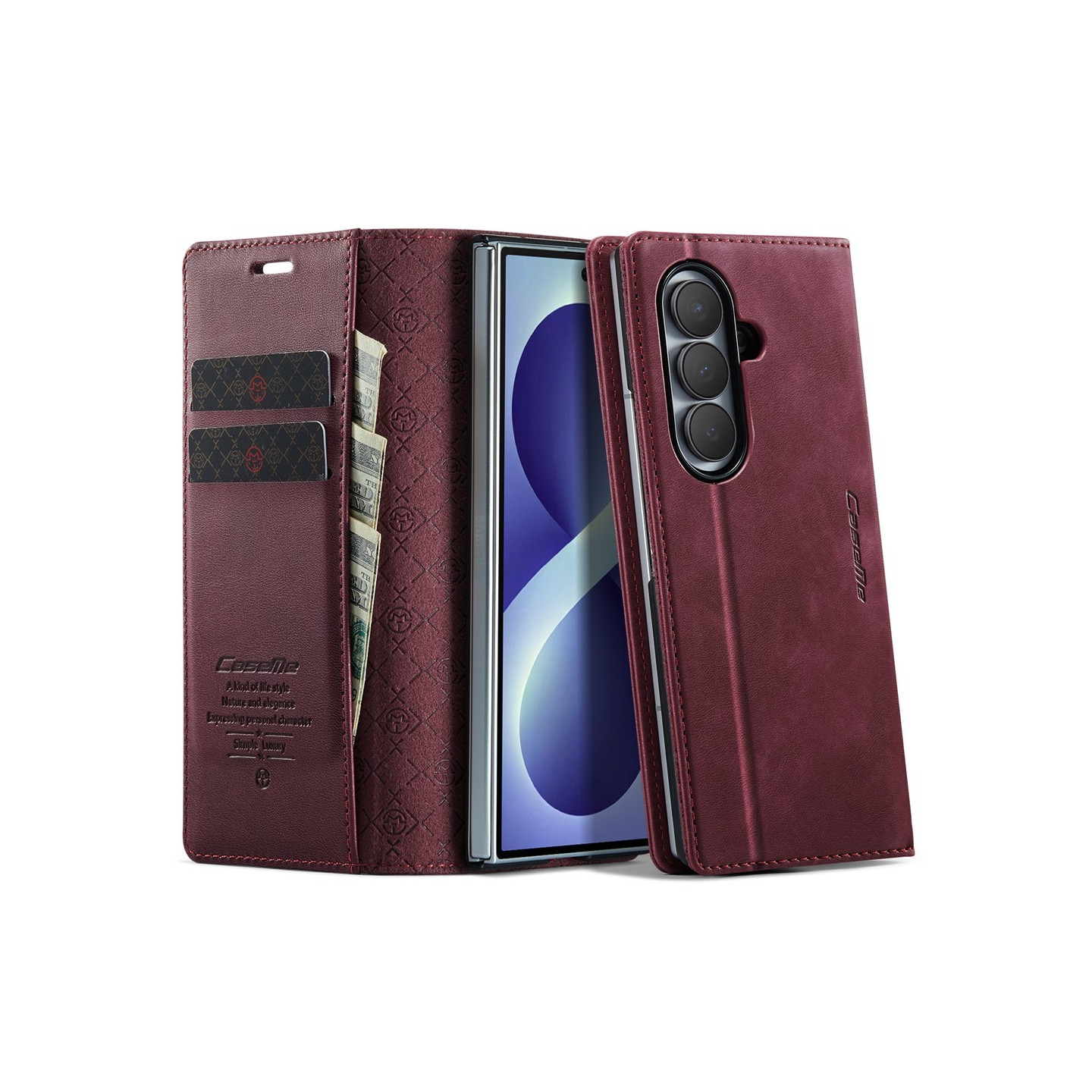 CASEME Phone Wallet Case for Samsung Galaxy Z Fold8 Ultra
