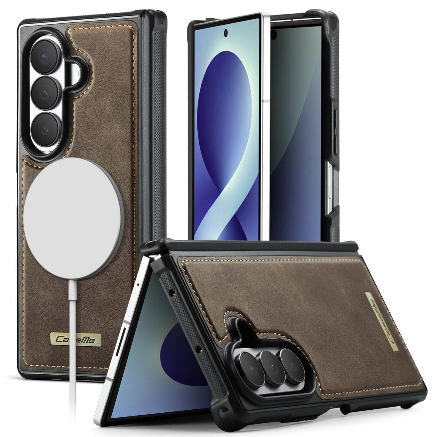 CASEME Magneettinen puhelinkotelo Samsung Galaxy Z Fold8 Ultra puhelimelle