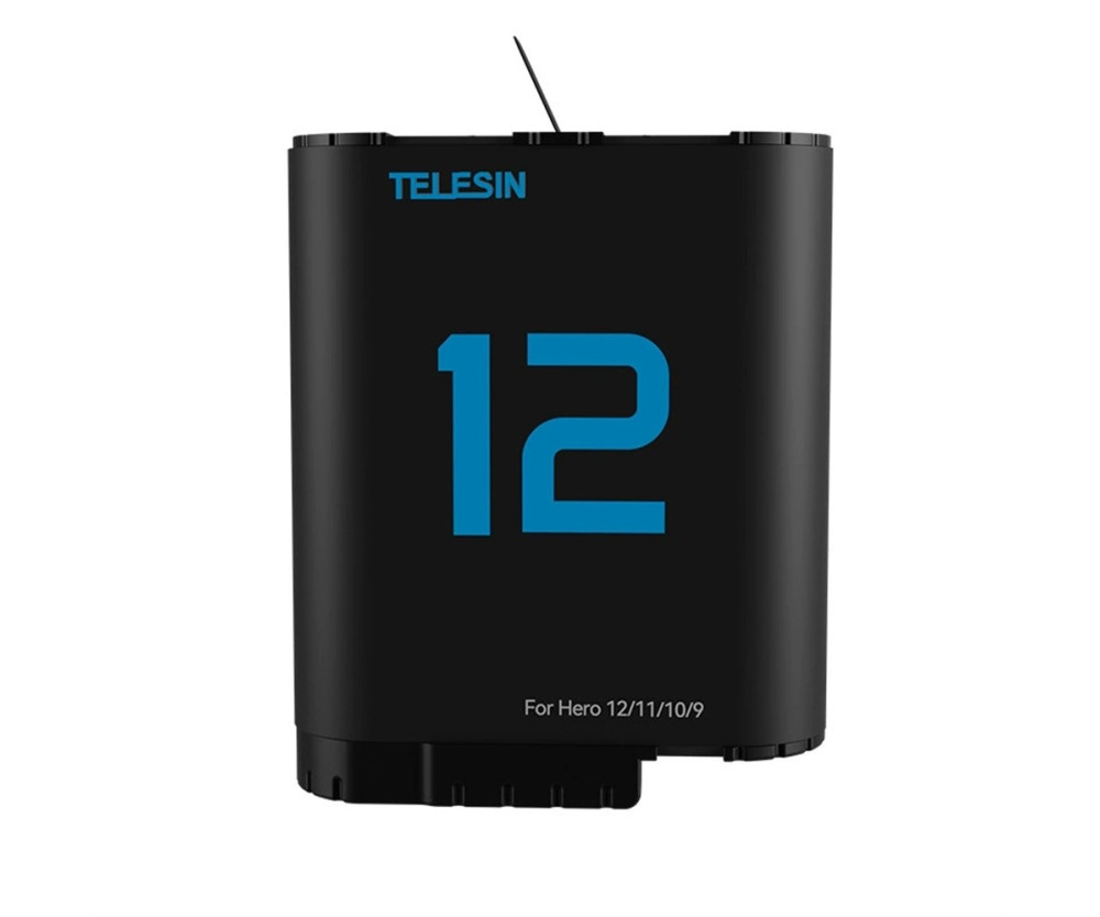 TELESIN S0-ECB-02-TGP Batteri för GoPro Hero 12 11 10 9 1720mAh Ersättning