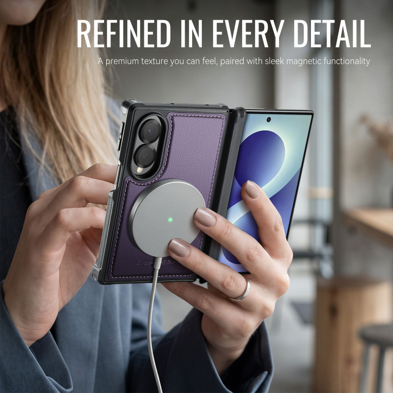CASEME Magneettinen puhelinkotelo Samsung Galaxy Z Fold8 puhelimelle