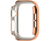 För A Watch Series 10 42mm Fodral Skal Ram Bling Rhinestone Decor - Rose Gold