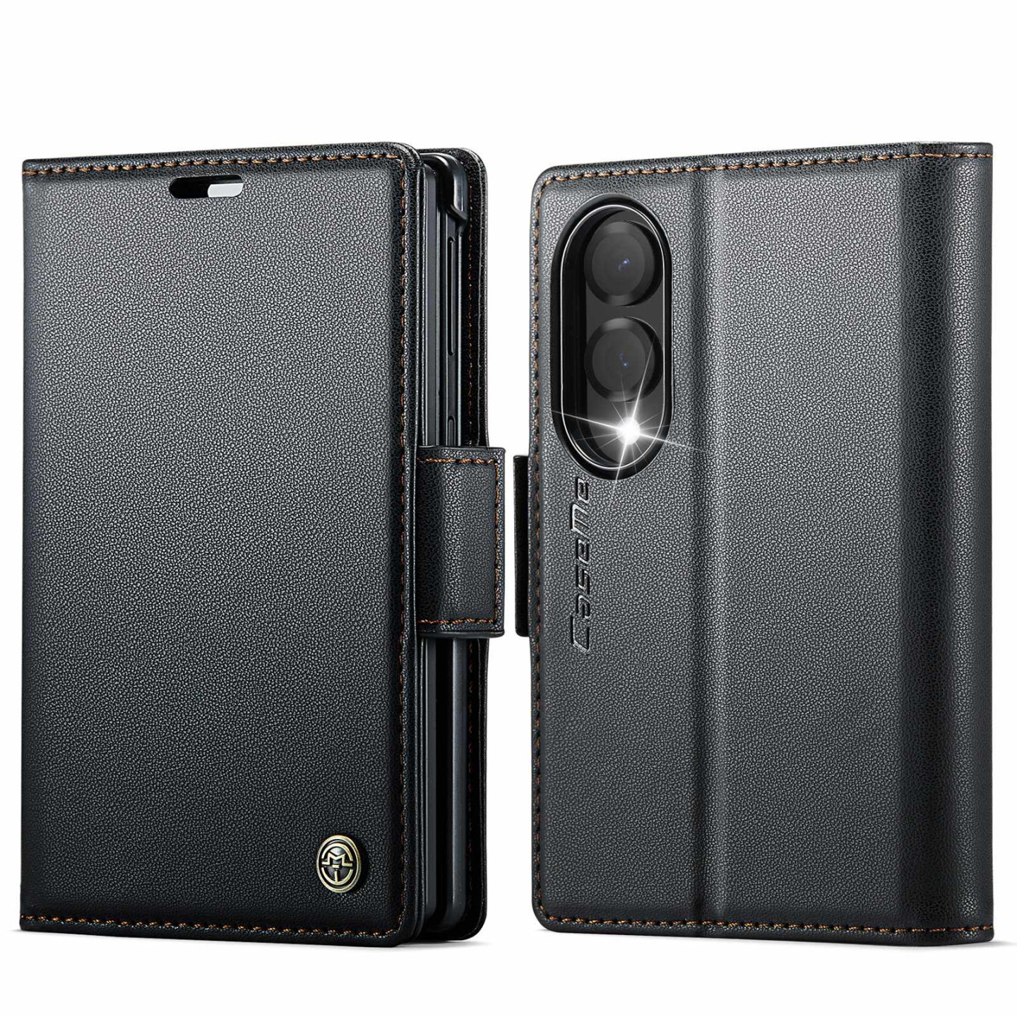 CASEME Glanset telefonlommebokdeksel til Samsung Galaxy Z Fold8