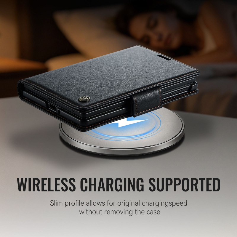CASEME Glossy Phone Wallet Case for Samsung Galaxy Z Fold8