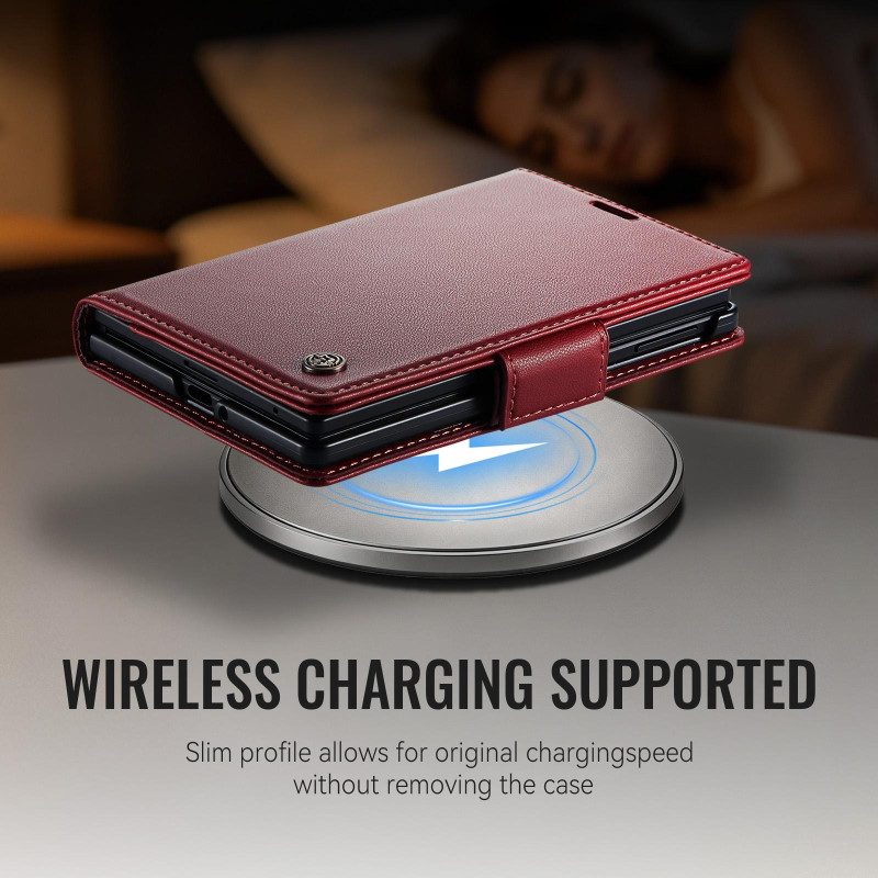 CASEME Glossy Phone Wallet Case for Samsung Galaxy Z Fold8