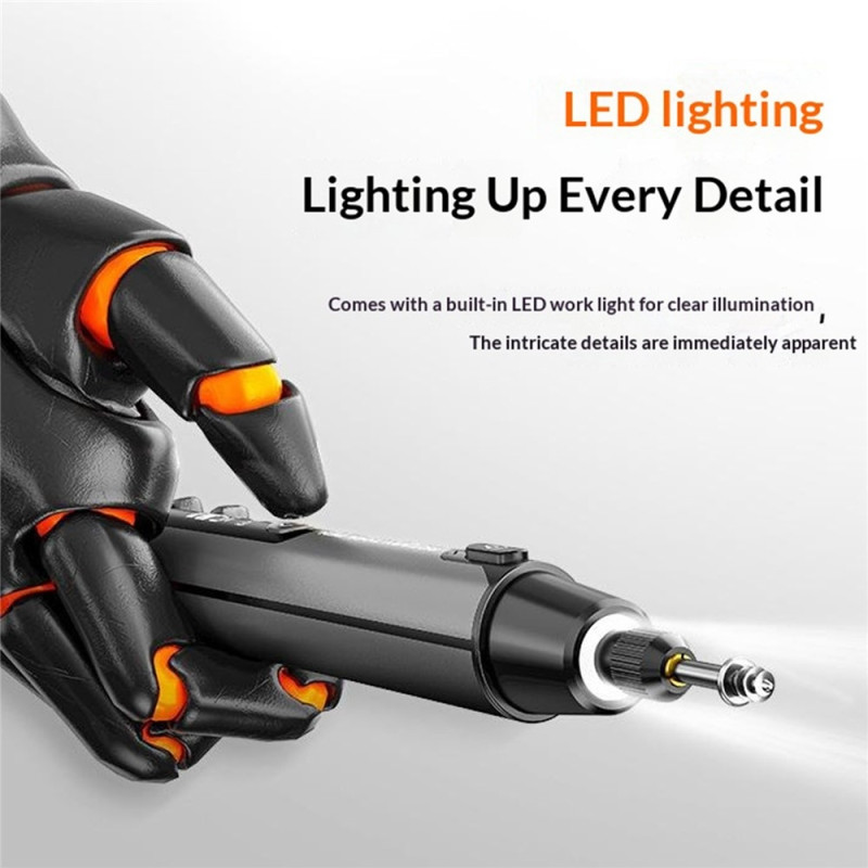Batteridrevet slibe-/poleremaskine – 6 hastigheder, 5.000–16.000 o/min – Polering og boring