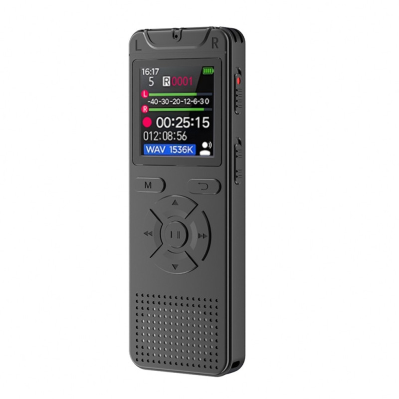 MP3 Player / Digital Voice Recorder, 8 GB Memory, Noise Reduction, 1.44" Screen