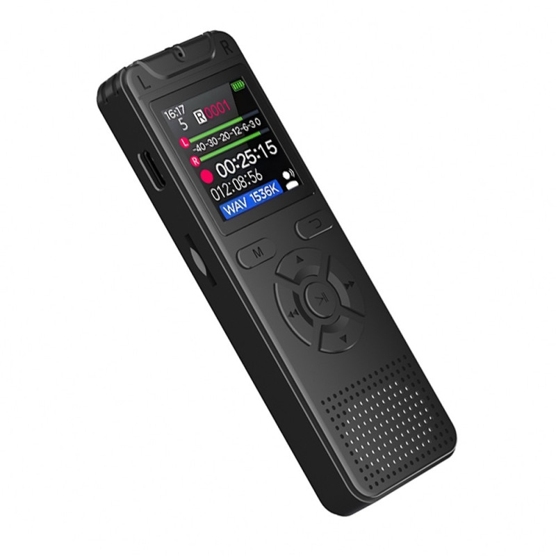MP3 Player / Digital Voice Recorder, 8 GB Memory, Noise Reduction, 1.44" Screen