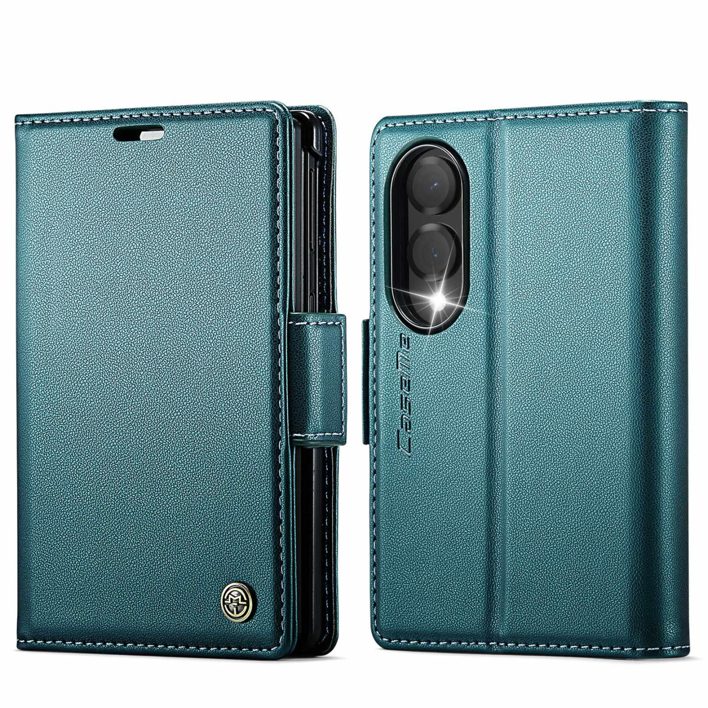 CASEME Glanset telefonlommebokdeksel til Samsung Galaxy Z Fold8