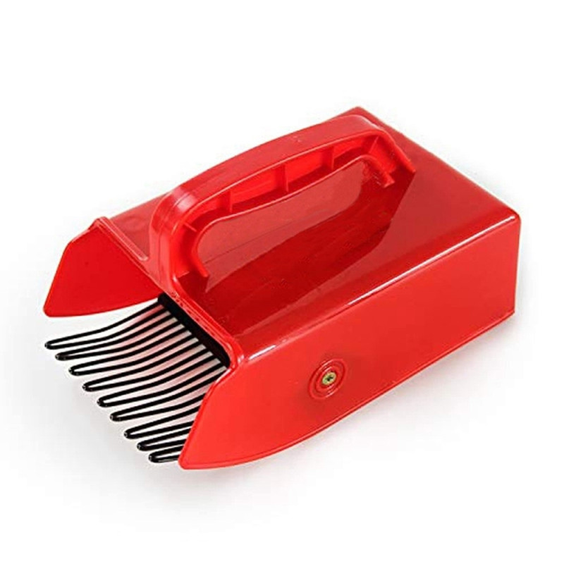 Berry picker for blueberries, lingonberries, and more – metal comb with ergonomic handle