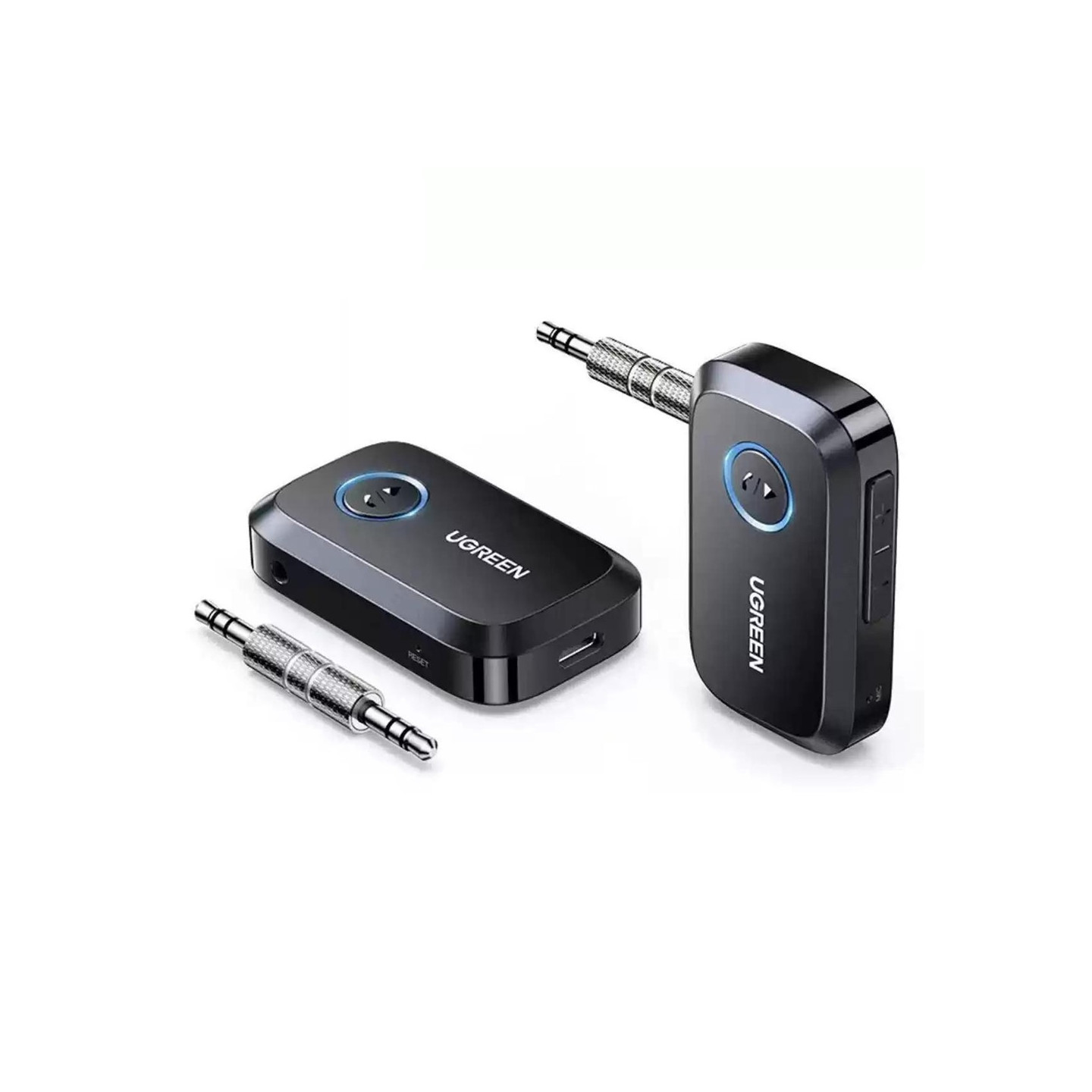 UGREEN CM596 Bluetooth 5.4-lydmottaker – 3,5 mm AUX-adapter for bil
