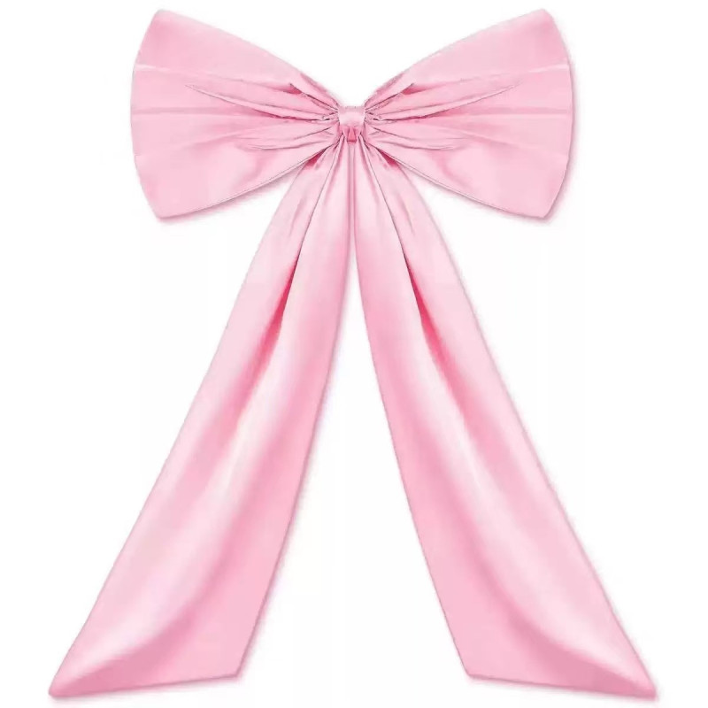 LARGE Satin Bow Wall Decoration 105 x 65 cm – Birthday, Wedding, Christmas – Pink
