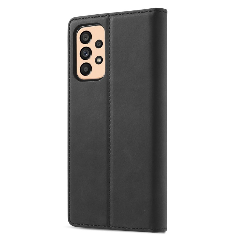 LC.IMEEKE Wallet Case for Samsung Galaxy A33 5G - Black