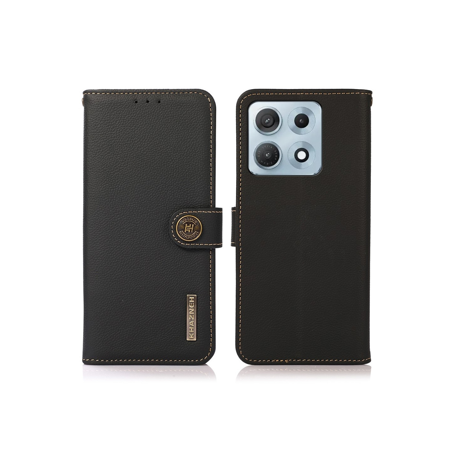 KHAZNEH Telefonpungcover i læder til Motorola Edge 70 Max 5G