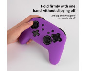 Kompatibel med Nintendo Switch Pro Handkontroll Skal Fodral Silikon - Vit