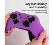 Kompatibel med Nintendo Switch Pro Handkontroll Skal Fodral Silikon - Vit