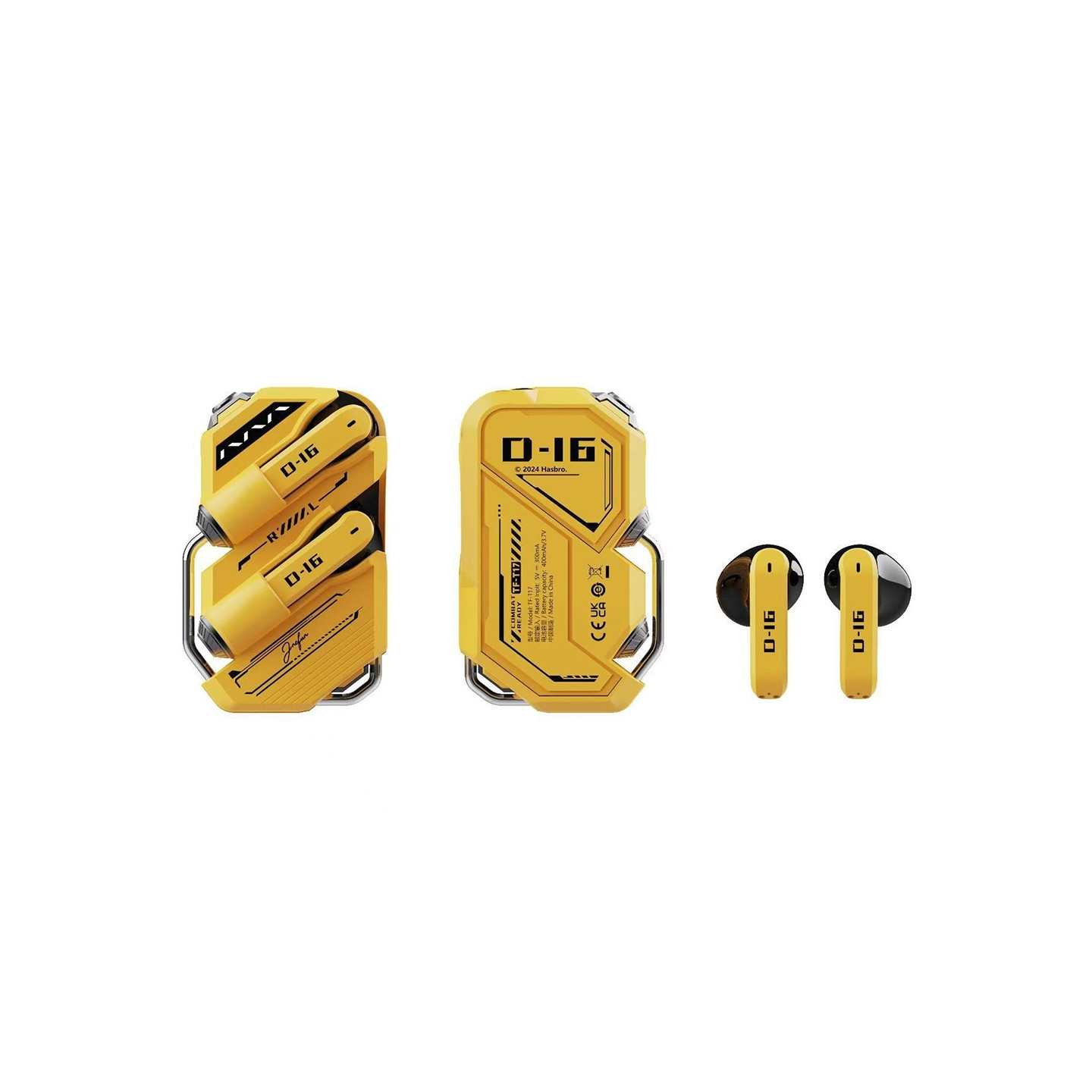 In-ear gaming earbuds – Bluetooth, low latency, noise reduction, long battery life – yellow