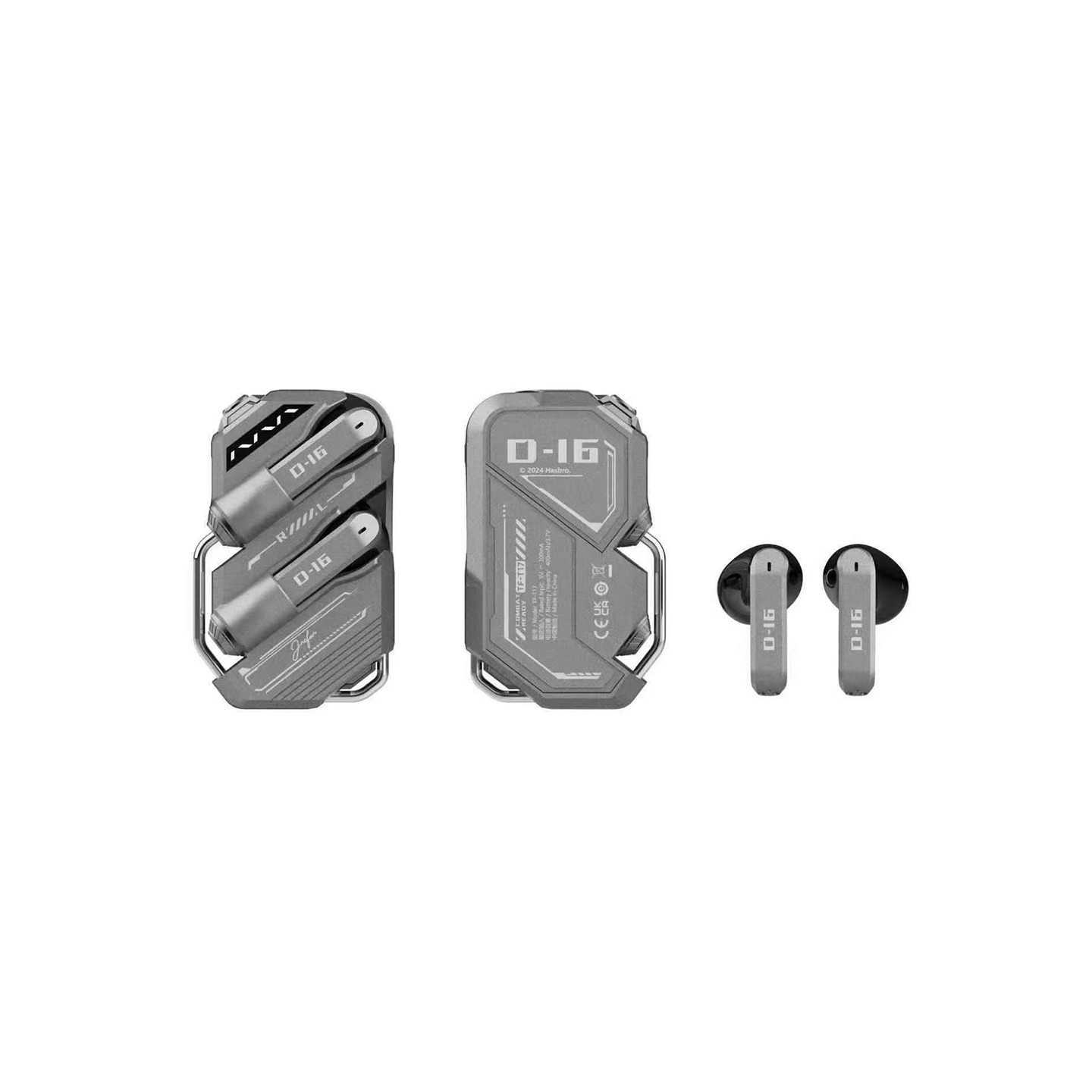 In-ear gaming earbuds – Bluetooth, low latency, noise reduction, long battery life – Gray