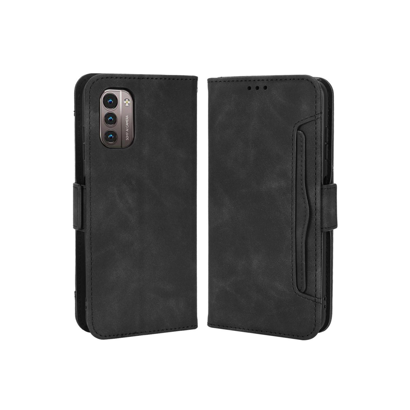 Lommebok - deksel til Nokia G21/Nokia G11 - Svart