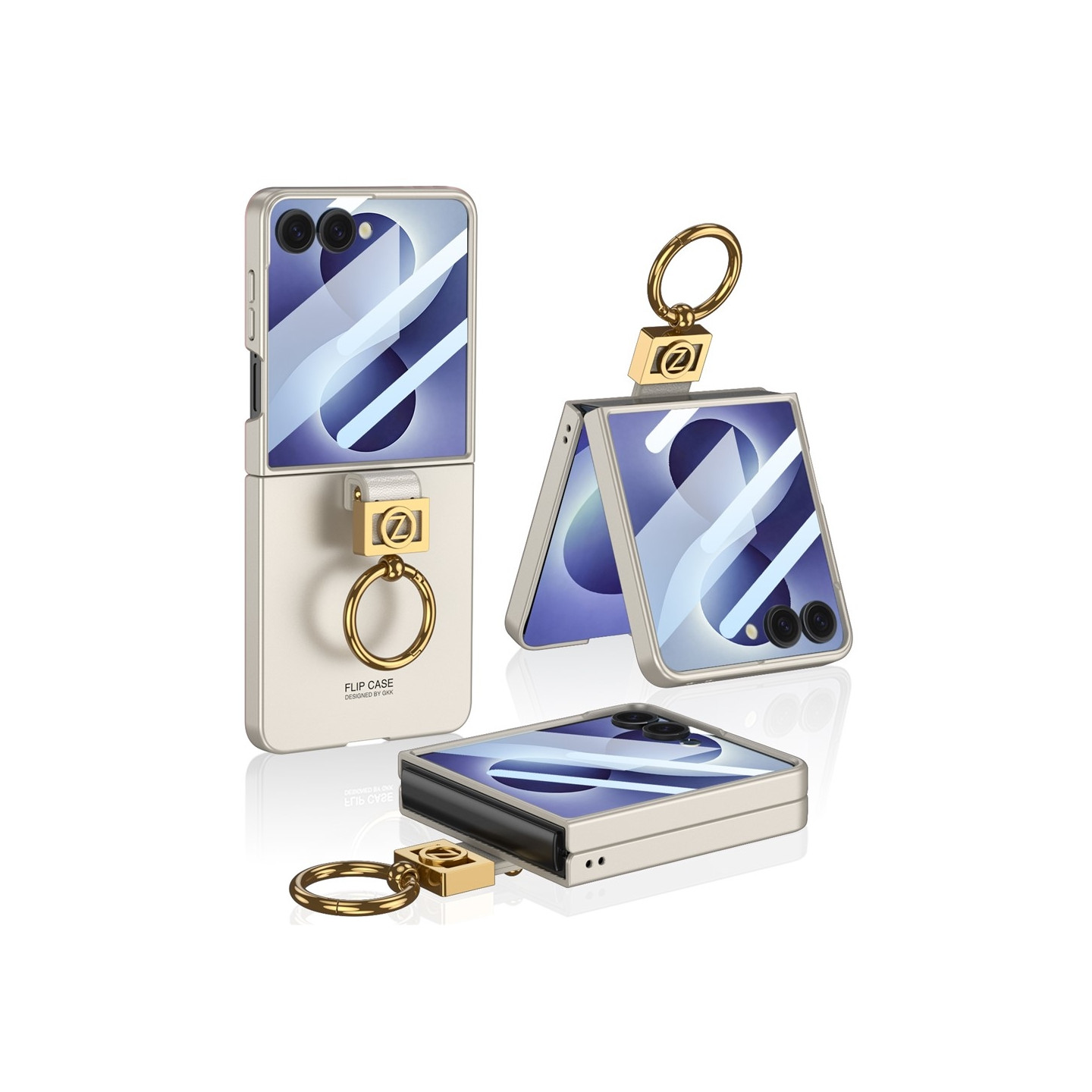 GKK Telefoncover med ringholder til Samsung Galaxy Z Flip8